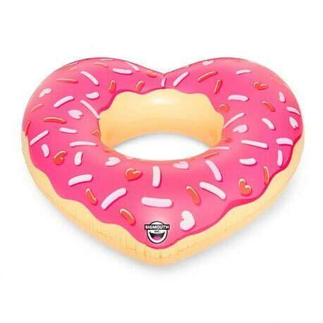BigMouth |Купить Круг надувной сердце пончик Heart Donut
