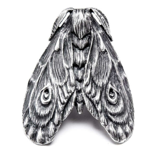 grief moth ring by bloodmilk