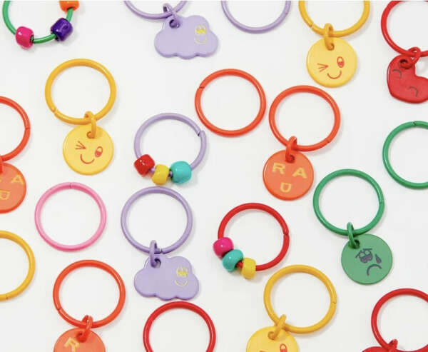 RAD i can’t even, how cute are these hair rings