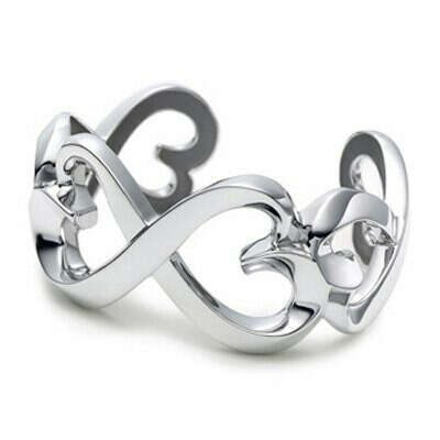 Браслет Tiffany & Co Double love heart (0110)