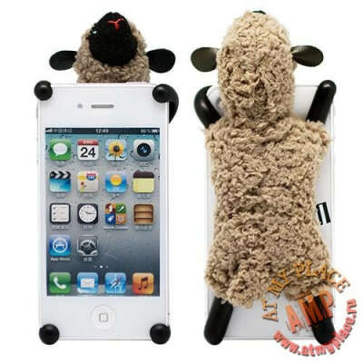 Чехол для iPhone 4/4S Soft Sheep коричневая