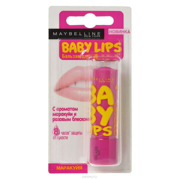 Maybelline New York Бальзам для губ "Bayby Lips. Маракуйя"