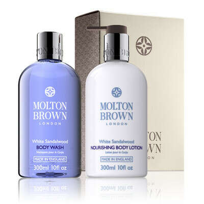 White Sandalwood Shower Gel & Body Lotion Gift Set