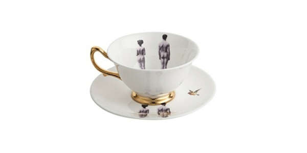 Винтажная чайная пара Melody Rose Models tea cup/saucer – купить в интернет-магазине StoryStore