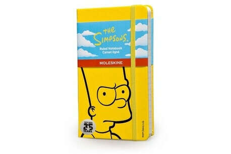 Moleskine Записная книжка в линейку "The Simpsons" желтая Pocket