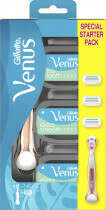 Станок для бритья женский (Бритва) Venus RoseGold Extra Smooth с 3 cменными картриджами (7702018536931)