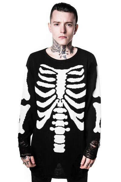 Skeletor Knit Sweater [B]