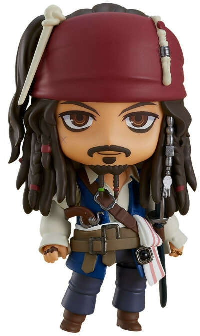 Фигурка Good Smile Company Nendoroid Капитан Джек Воробей Jack Sparrow Пираты Карибского моря На странных берегах Pirates of the Caribbean On Stranger Tides 4580590123816 10 см