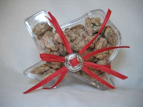 Praline Pecan Halves in TX shaped Box