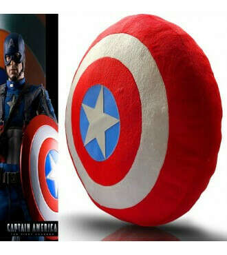 Подушка щит Captain America (30см) - МультКульт - Игрушка с лицом
