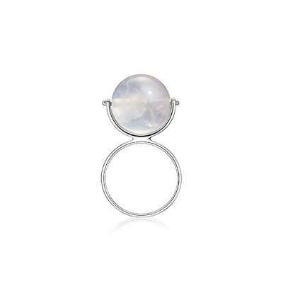 URBAN ISLAND кольцо Earth (розовый кварц) • Магазин "Двенадцать"