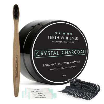 CRYSTAL_CHARCOAL Teeth Whitening Ultimate Pack