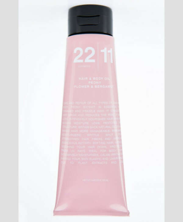 22|11 Сosmetics Hair & Body Oil Peony Flower & Bergamot - Универсальное питательное масло, 125 мл