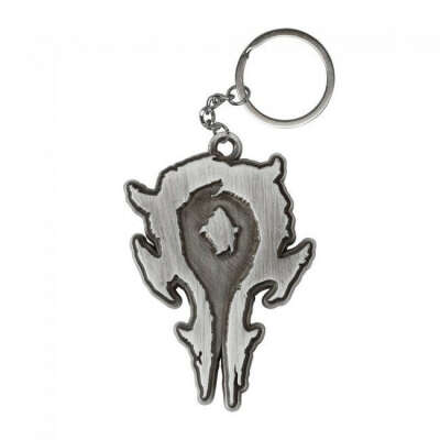WARCRAFT Horde Logo Metal Keychain