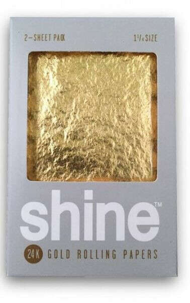 Shine® 24K Gold Rolling Papers 2-Sheet Pack