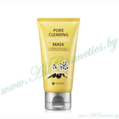 MIZON Маска для очистки пор, с вулканическим пеплом (Корея) | 80г | Pore Clearing Volcanic Mask