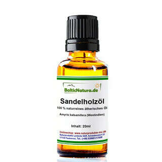 Sandelholzöl (20 ml) 100% naturreines ätherisches Öl