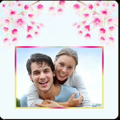 Love Story – Floral Coaster 4 Pcs Set |Personalized Gift at Kadokart