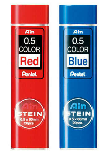 Грифели Pentel 0.5 красные и синие