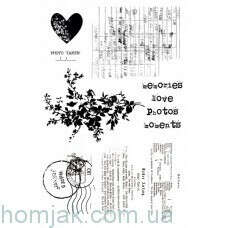 Набор акриловых штампов 7 Dots Studio - Thoughts Keeper - Clear Stamps, 10*15 см