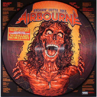 Виниловая пластинка AIRBOURNE - BREAKIN&#039; OUTTA HELL (PICTURE)