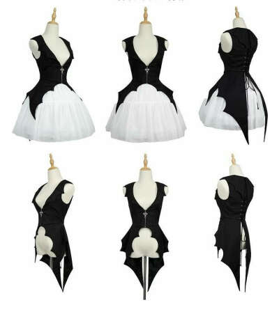 The Devil Bat Halloween Gothic Lolita Vest