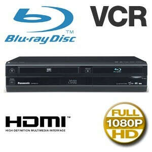 Blu-ray/VHS Multimedia Player -- Panasonic DMP-BD70V