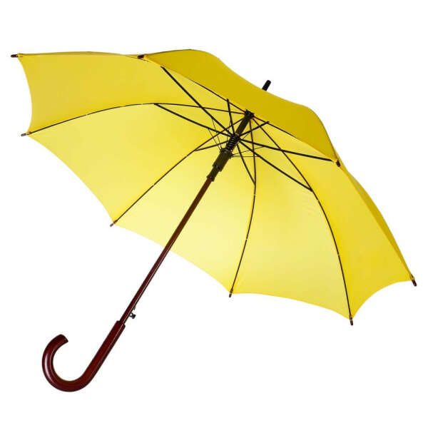 Желтый зонт-трость