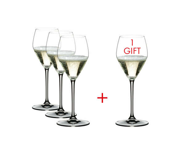 RIEDEL HEART TO HEART CHAMPAGNE GLASS 8 pieces