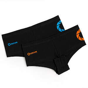 Portal 2 Ladies&#039; Boyshorts 2-pack