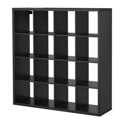 КАЛЛАКС Стеллаж - черно-коричневый  - IKEA