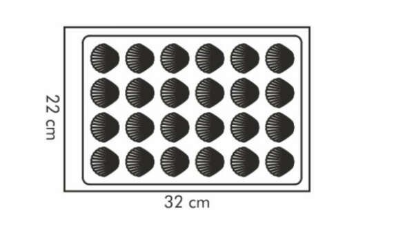 Форма для ракушек Tescoma