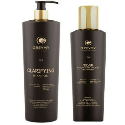 Greymy Silver Result Hair Keratin Treatment + Clarifying Shampoo