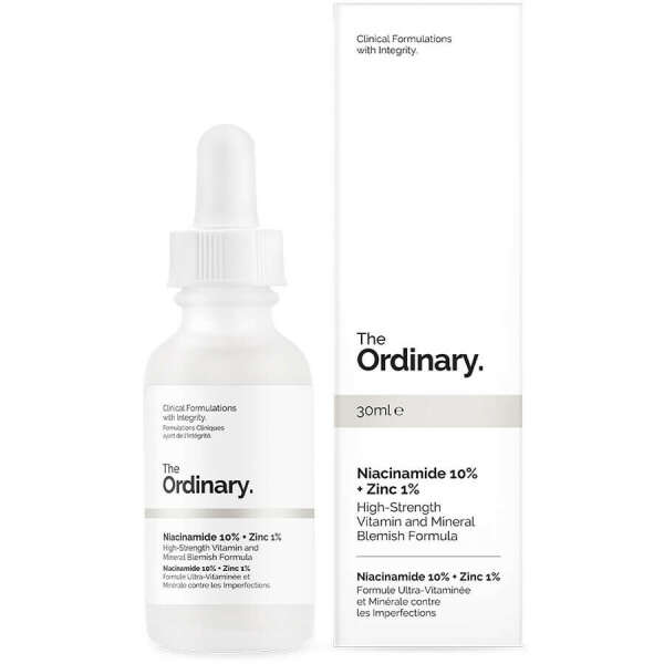 Сыворотка для проблемной кожи The Ordinary Niacinamide 10% + Zinc 1%