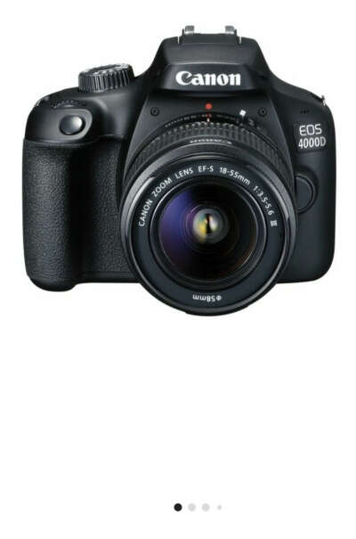 Фотоаппарат Canon EOS 4000D Kit черный 18-55mm f/3.5-5.6 DC III
