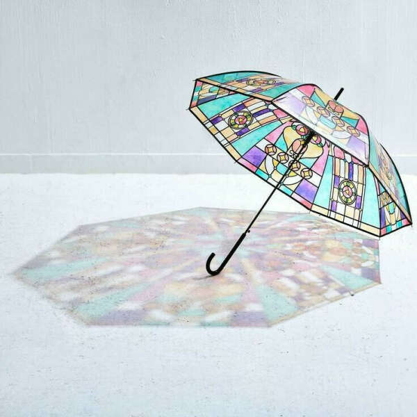 Витражный зонт
