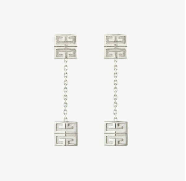 4G pendant earrings in metal Givenchy