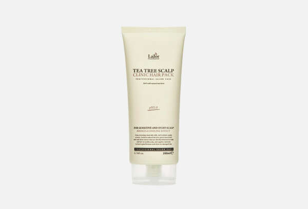 МАСКА-ПИЛИНГ ДЛЯ КОЖИ ГОЛОВЫ С ЧАЙНЫМ ДЕРЕВОМ  LADOR tea tree scalp hair pack