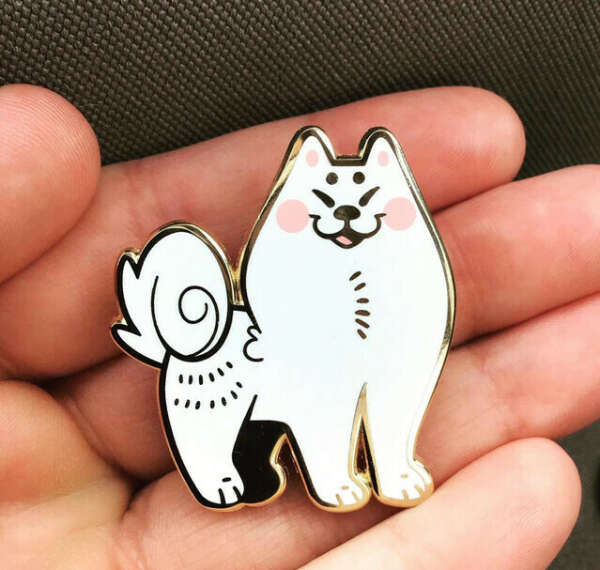 Dog pin