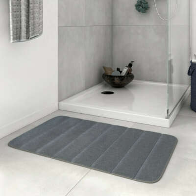 Коврик для ванной комнаты Cocoon 50x80 см цвет тёмно-серый в Москве – купить по низкой цене в интернет-магазине Леруа Мерлен