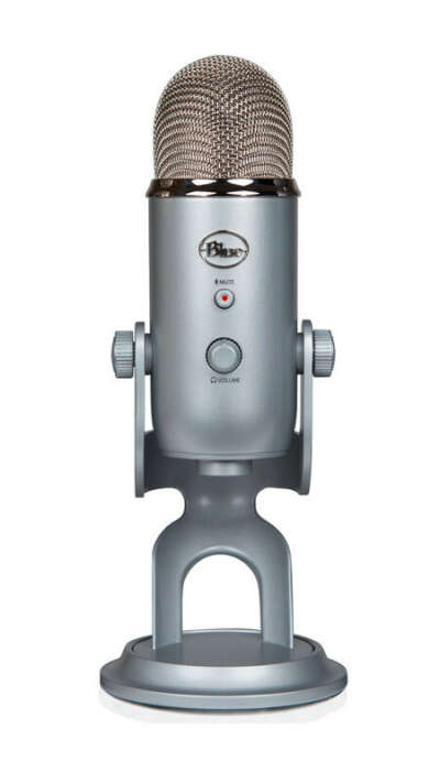 Микрофон Blue Yeti Silver серебристый