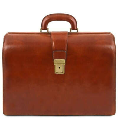Canova - Leather Doctor bag briefcase 3 compartments