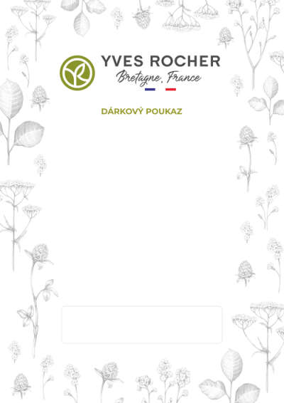 Yves-rocher - darková karta