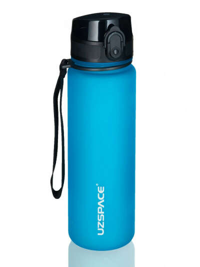 Спортивная бутылка для воды 500 мл (голубая)