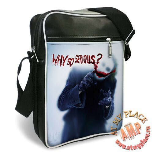 Виниловая сумка Joker - Why so serious?
