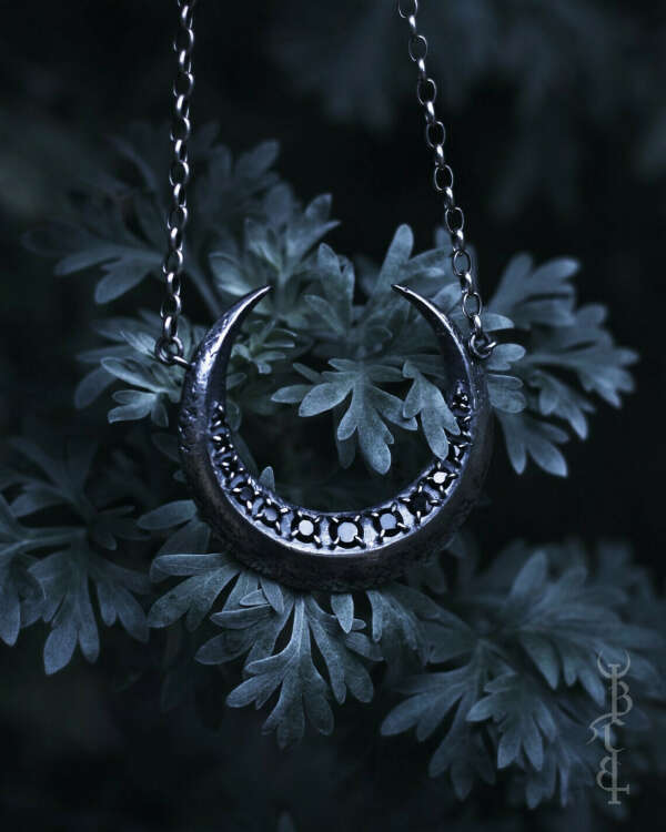Crescent Moon '13 Moons Necklace'