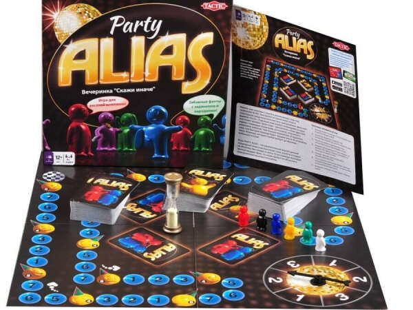 Настольная игра Элиас или Скажи иначе для вечеринки (Alias party)