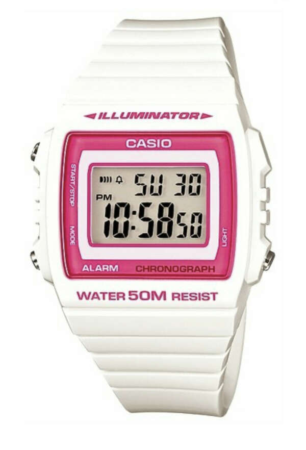 Часы Casio белые/розовые