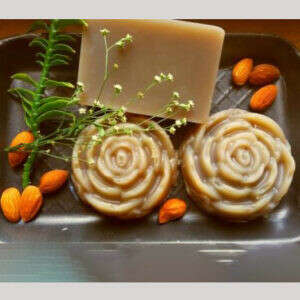 Buy Handmade Soap online like butter Heart, Handmade Rose Soap by wudbox India | WudBox