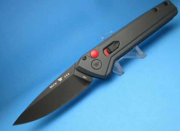 Buck Deploy 838 Gray Switchblade Knife